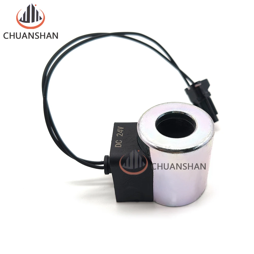 Construction Machinery Parts For Sany SY55 75 95-8-9 High-quality Pilot Solenoid Valve Coil Travel Fast And Slow Gear Coil