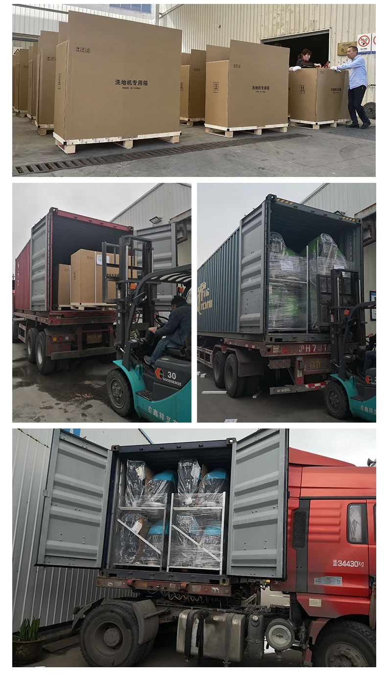 A1 Walk Behind 50 L Terrzzo Marble Working width 21 inch Floor Scrubber Cleaning Machine For Hospital