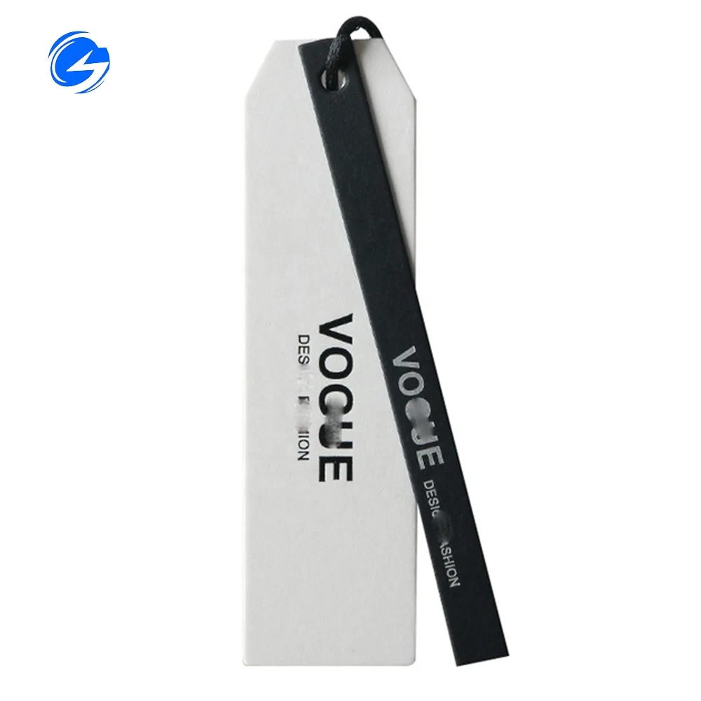 Wholesale paper jeans men engraved luxury elastic cord custom wholesale hang tag paper hang tag clothing paper tag