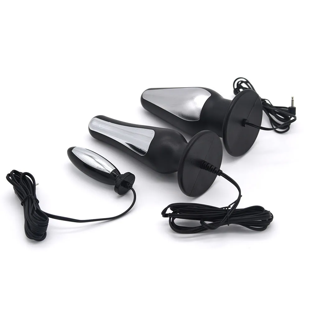 Electric Shock Nipple Vaginal Clip SM Punishment Prop Sexual Tool  Anal Plug Double Electrode  Sexual Product