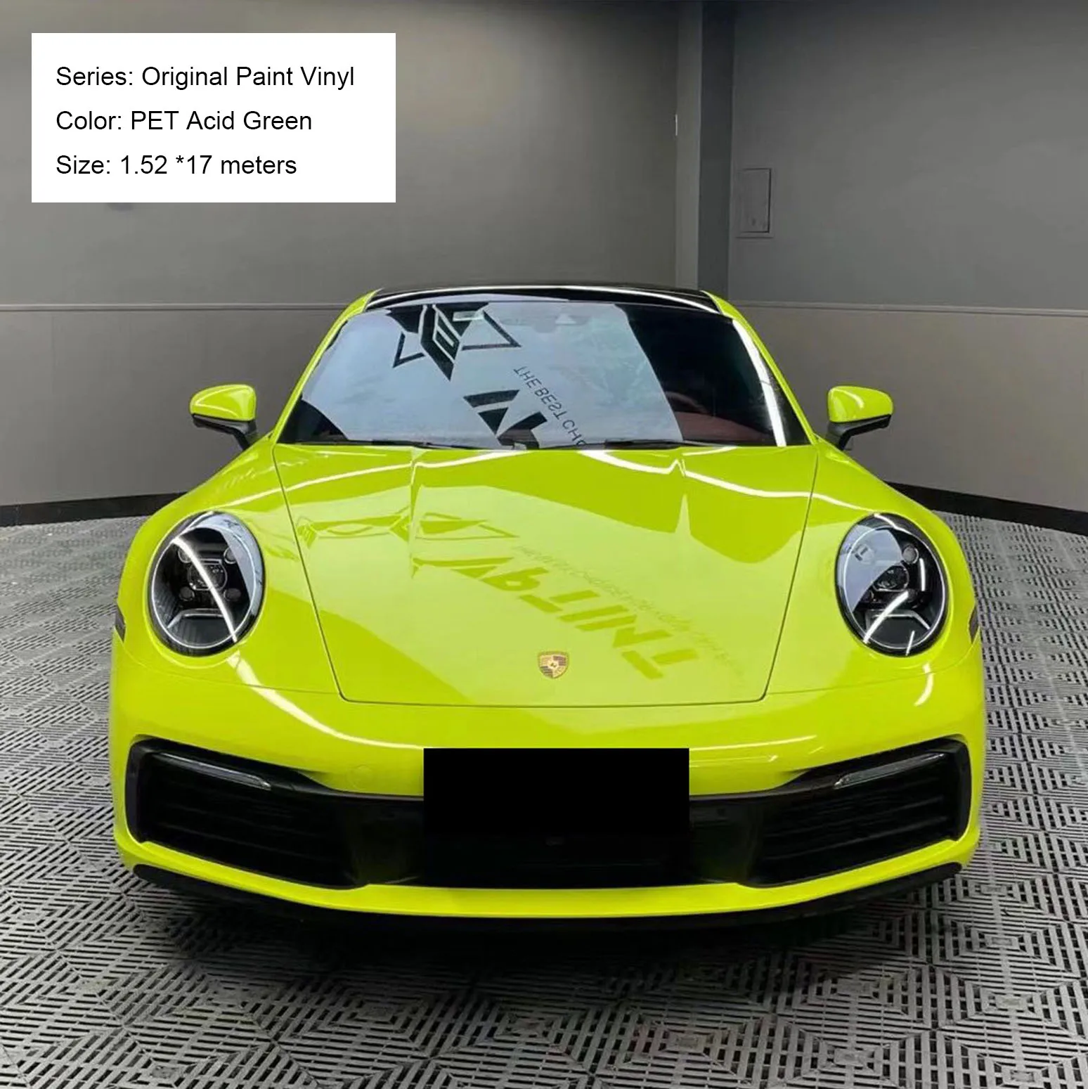 CARKOO High Quality Super Gloss PET Isle of Man Green Color Original Paint Car Wrap Vinyl Film