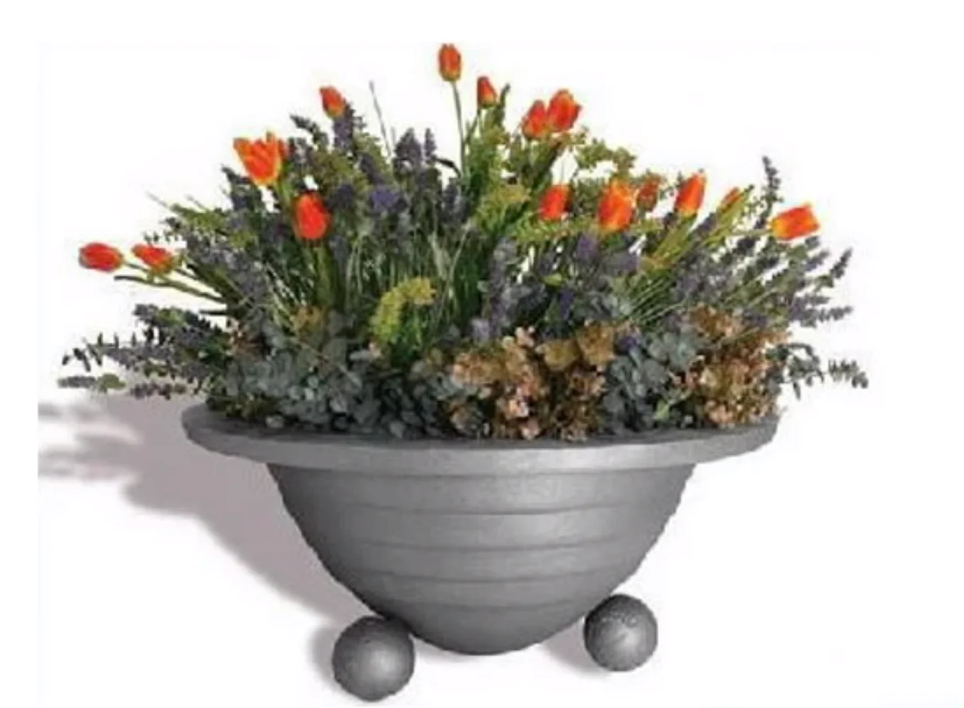 ductile pillar cast iron dustbin garbage bin  flower port fire pit fire ball firepit planet urn antique vintage black painting