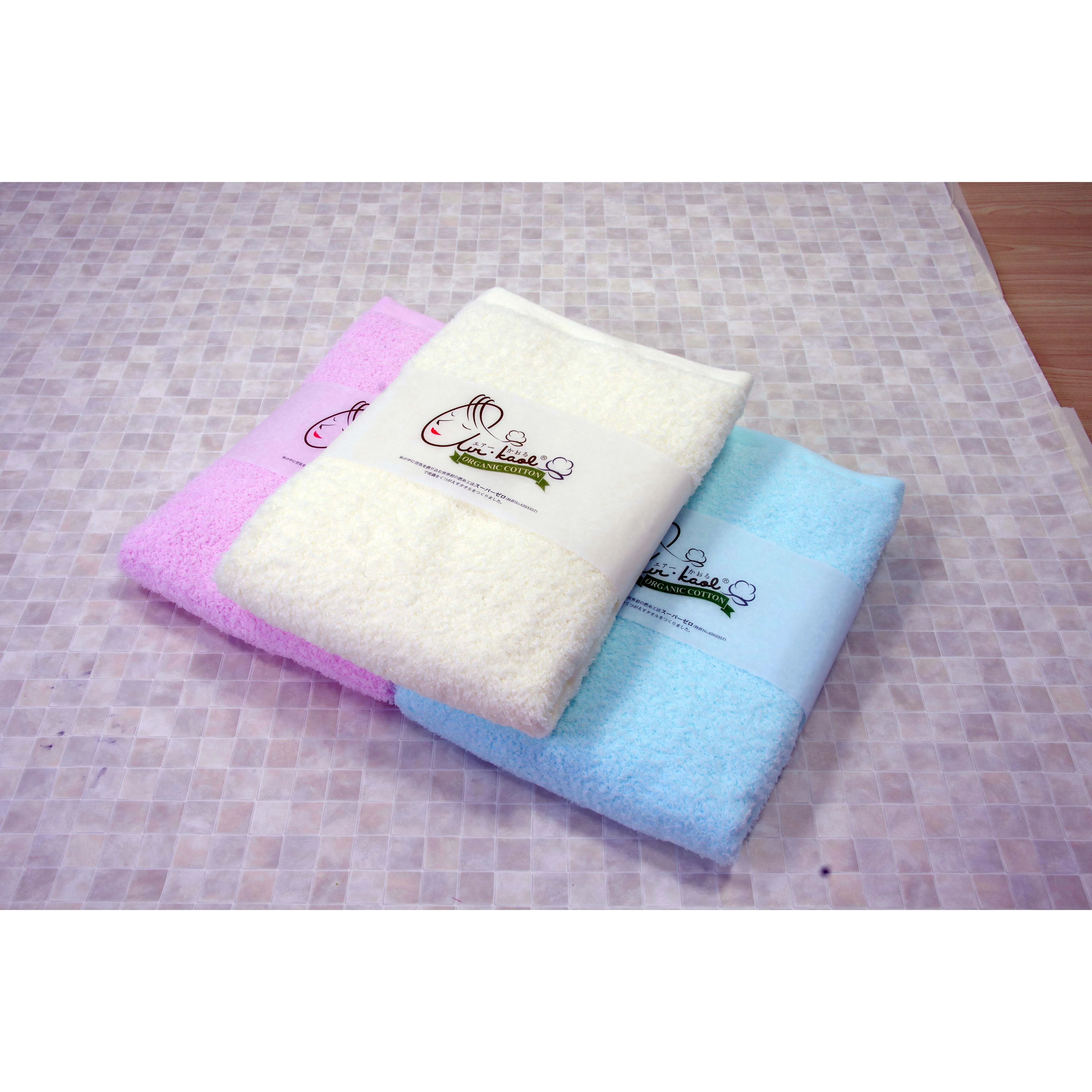 
Japan durable healthy and absorbent luxury white custom tea towel 