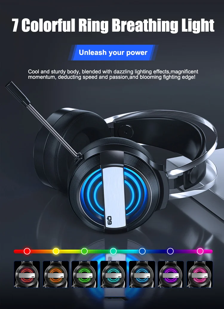 2021 cheap wired gaming headset 7.1 computer gaming headphone with Microphone