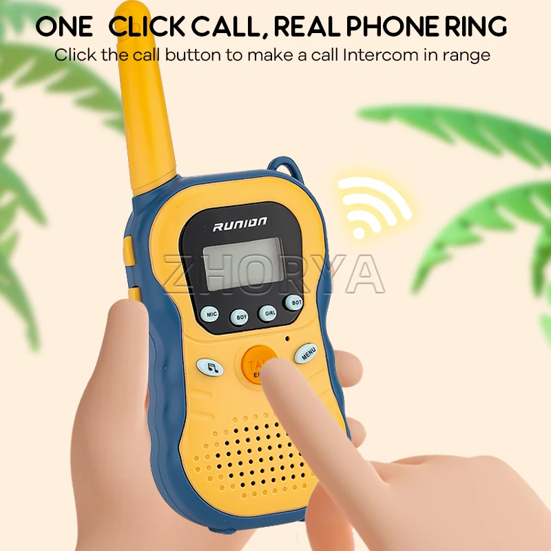 Zhorya High Quality 16 Channel 3 Km Long Range Radio Comunicador Walkie-Talkie Mini Walkie Talkie Toys For Kids