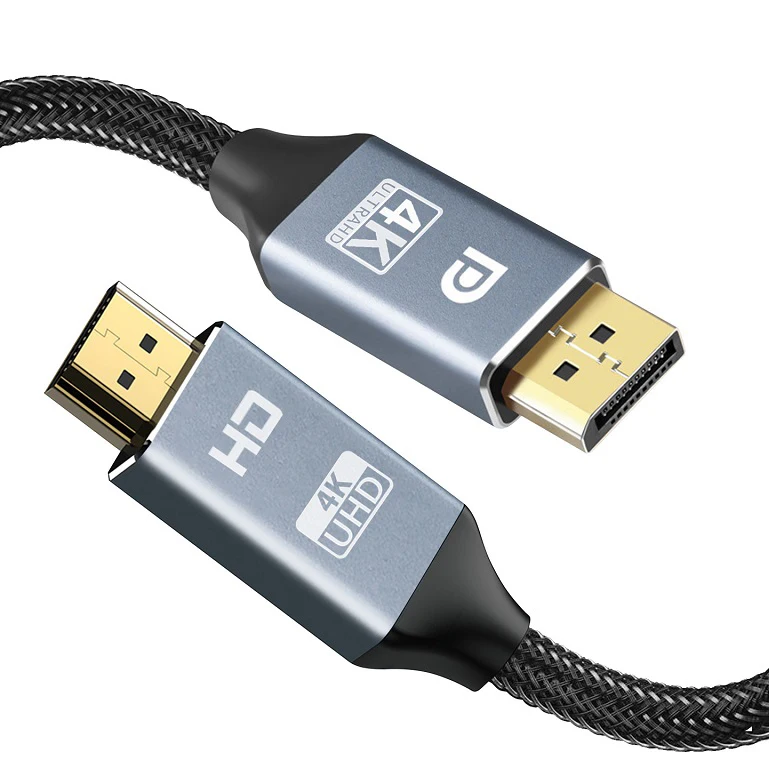 High Quality Nylon braided Hdmi To Hdmi Cable 4k 8K 120hz Refresh Rate Hd Video 2.1 hdmi Cable
