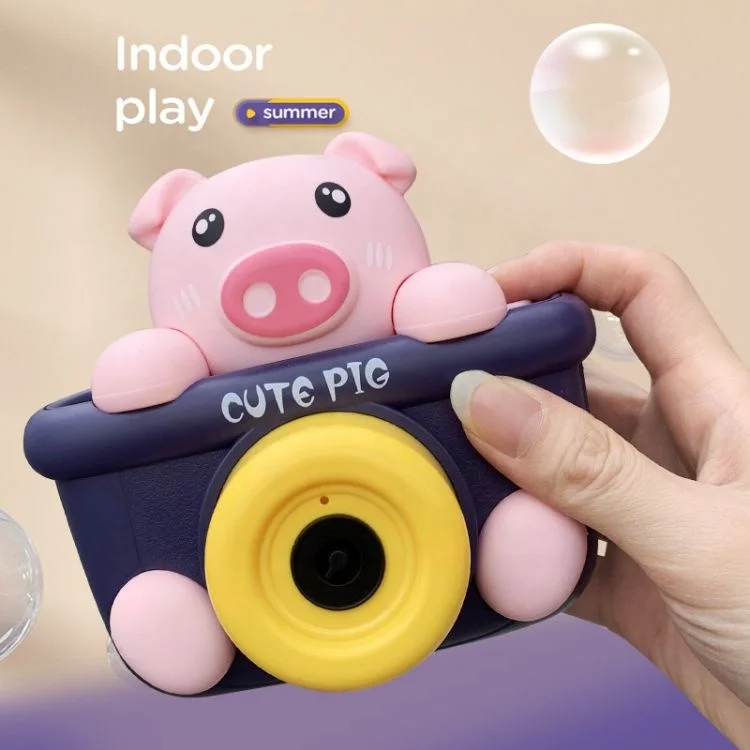 Colorful Electric Bubble Camera Toy Hot Sale Soap Machine Outdoor With Music And