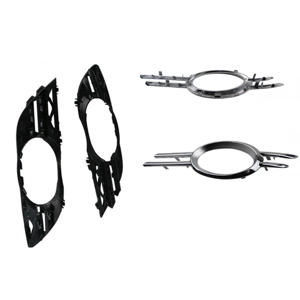 Car Front Fog Light Grille Cover Chrome Trim For Mercedes Benz W211 2007-2008 E350 2118851174 2118851274 2118850822 2118850922