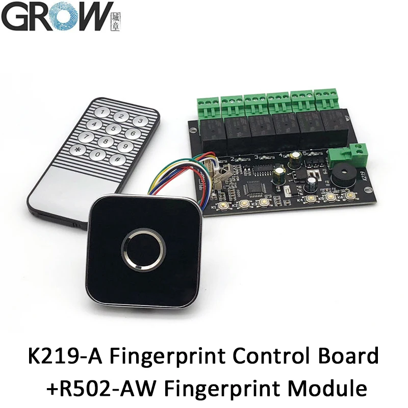 GROW K219-A Programmable Multiple Relay Fingerprint Infrared Remote Controller Control Board
