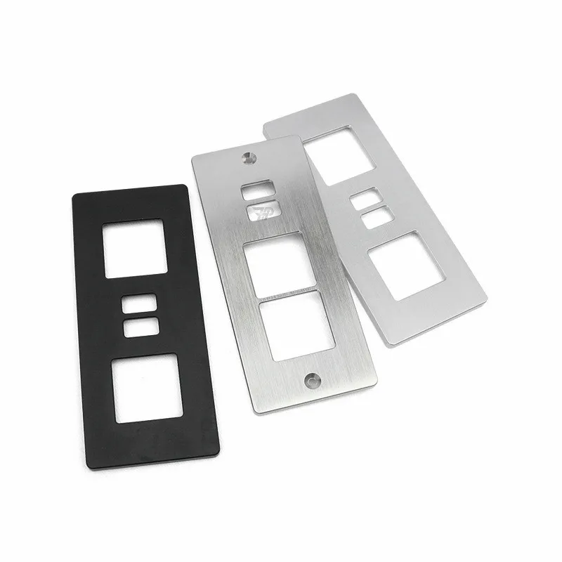 Custom Aluminum New Arrival Media Center Home Entertainment Equipment Plate Large Power Amplifier Front Panel