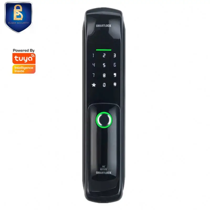 Professional intelligent digital wifi tuya door lock smart card lock smart lock door tuya fingerprint