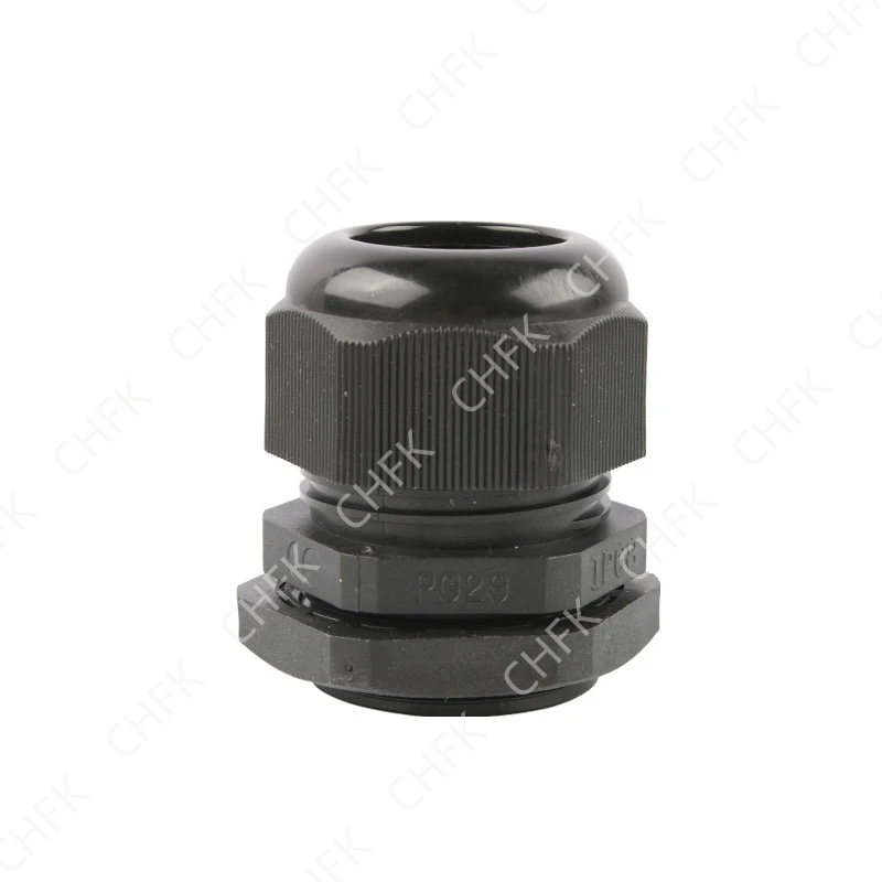 High quality pg series waterproof connector standard size plastic gland cable