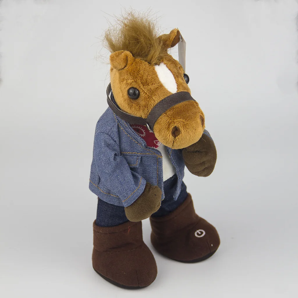 Электрические плюшевые игрушки креативная кукла в стиле гангнам ганнам конь Поющая танцевальная забавная игрушка прямые продажи с фабрики