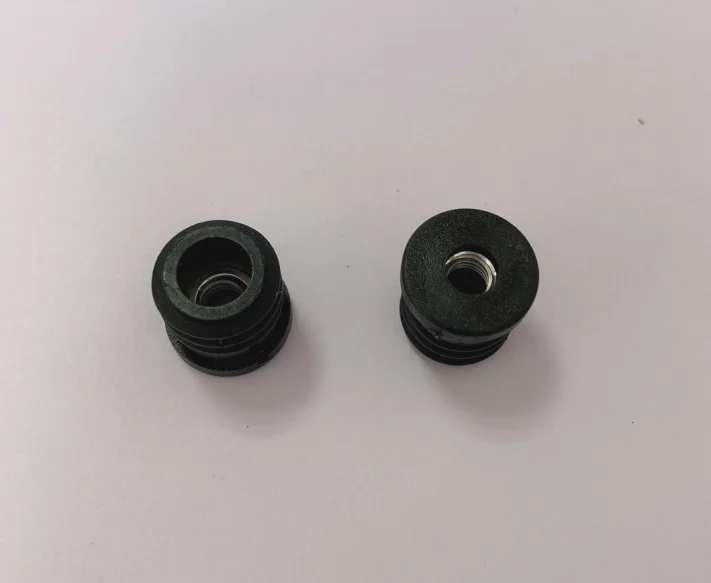 Furniture 22mm and 25mm round tube plug with inner bolt
