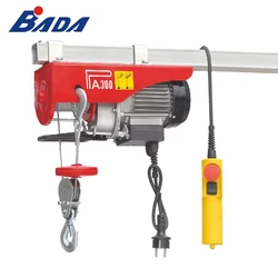 BADA High Speed Chain 150/300kg Construction Mini Electric Hoist With Hook Chain Bag