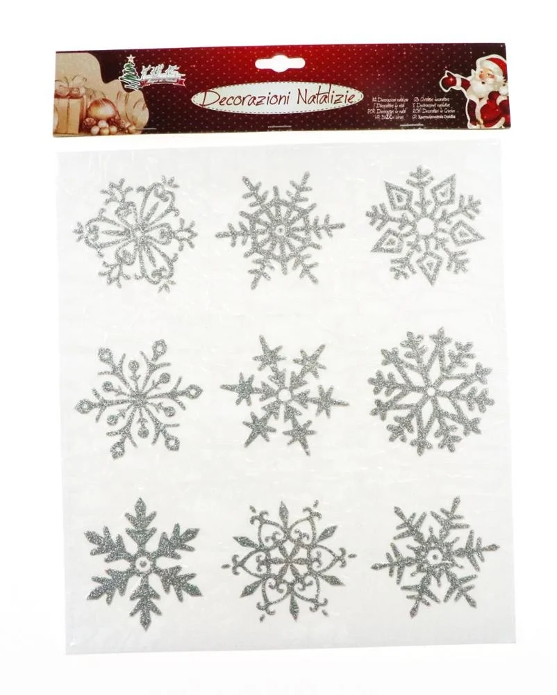 
High quality custom waterproof self-adhesive wall paper Christmas decoration PVC sticker 