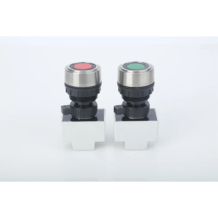 
High quality mini round metal signal electric indicator light control push button switch 