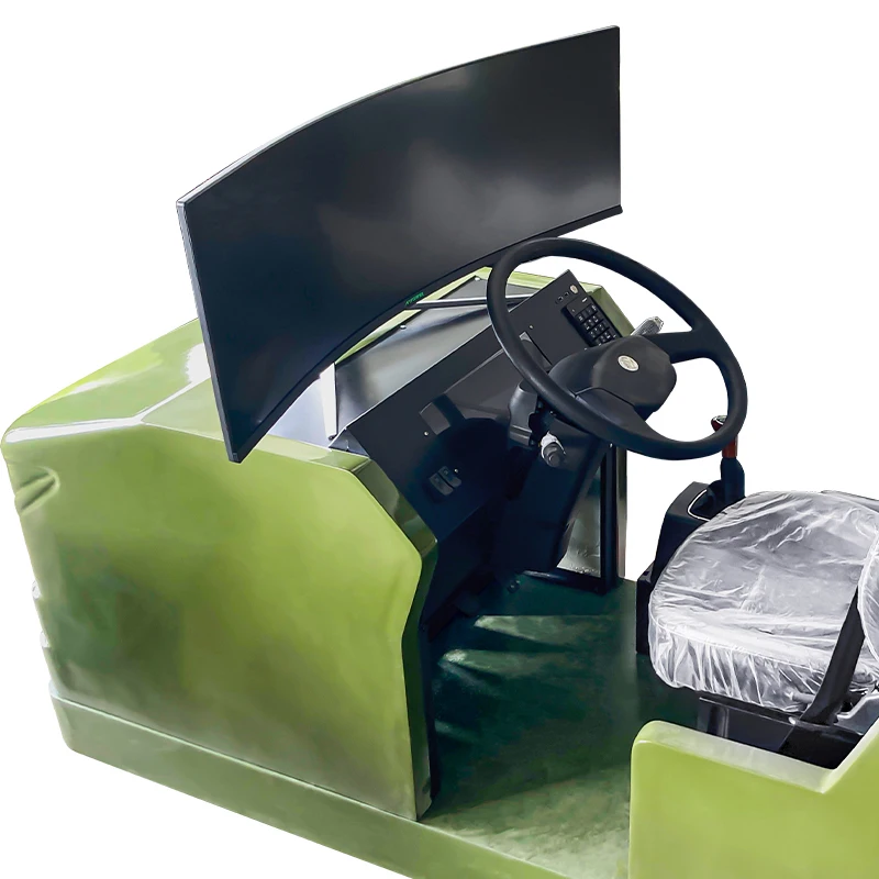 Professional Single Seat Three Screen Car Driving Simulator Car Driving Training Simulator for Smart Driving School