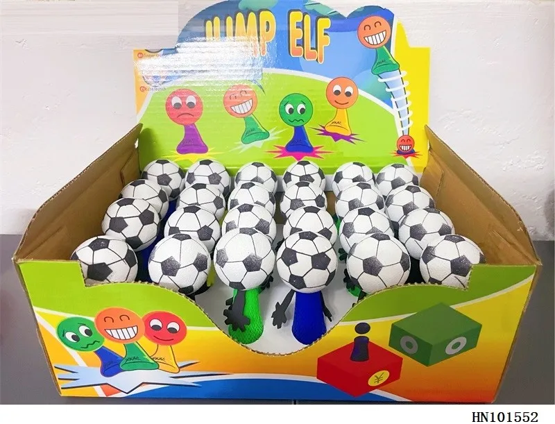 Hot sale promotional funny Christmas Halloween  mini jump elf soft bouncing propper toy for kids