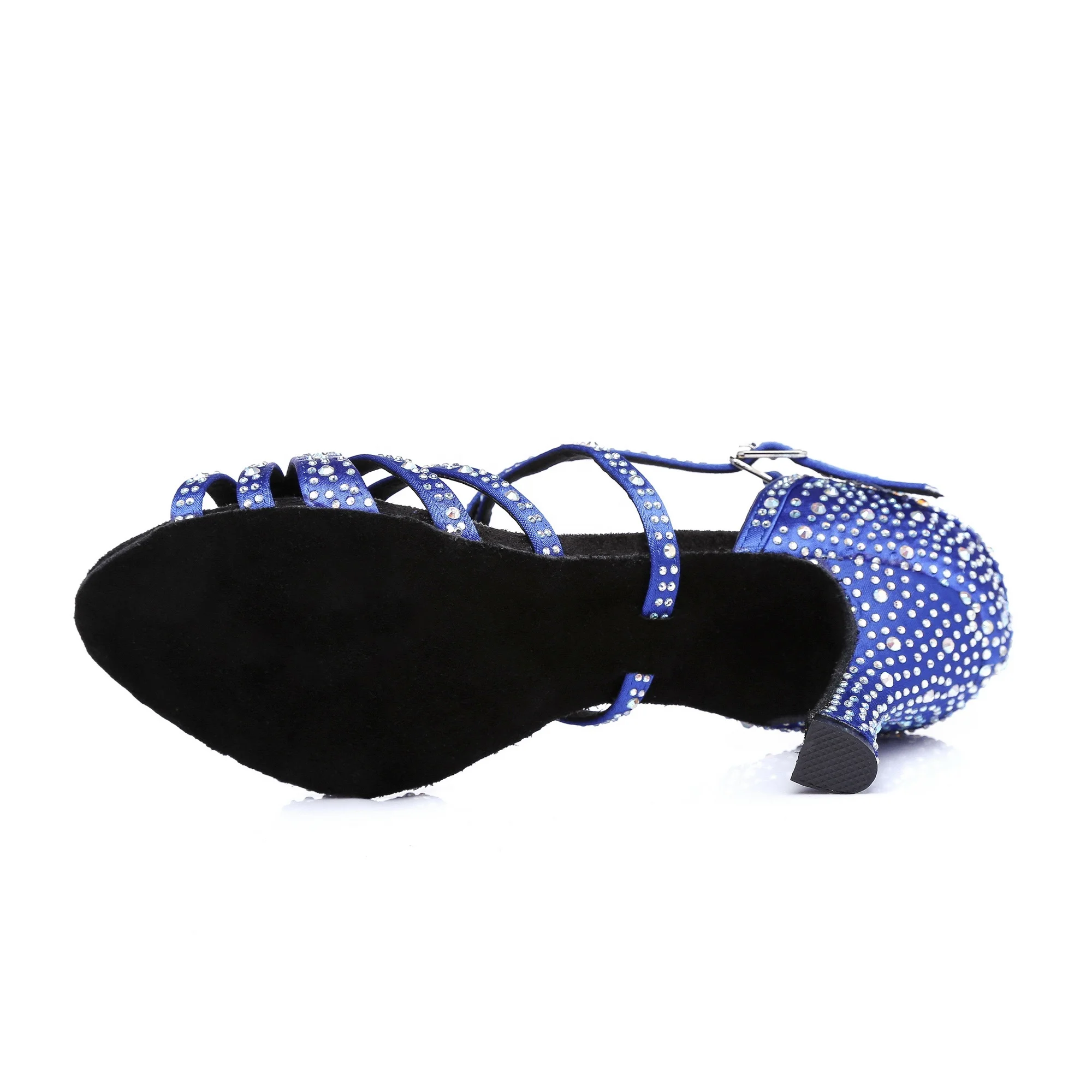 Последняя модная и красивая обувь; L377 для женщин; Туфли на высоком каблуке из сатина с латинских танцев сальса обувь