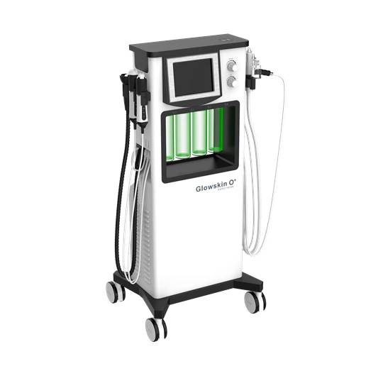 L 2022 Hydrogen Oxygen Facial Peel Beauty Machine With Cooling System Ultrasonic Oxygen Jet For Skin Care Whitening Glow Skin O+