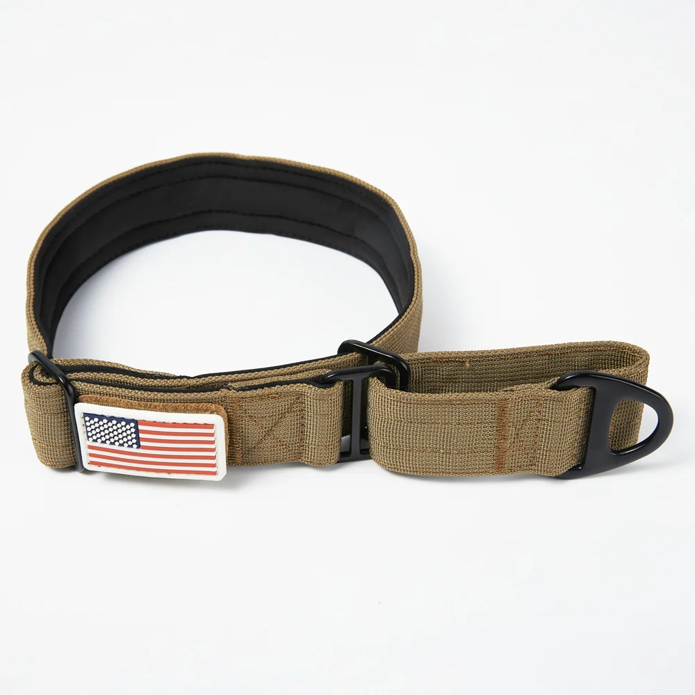 Wholesale Training Nylon Dog Collar Solid Color Collar Dog Strap Adjustable Buckle