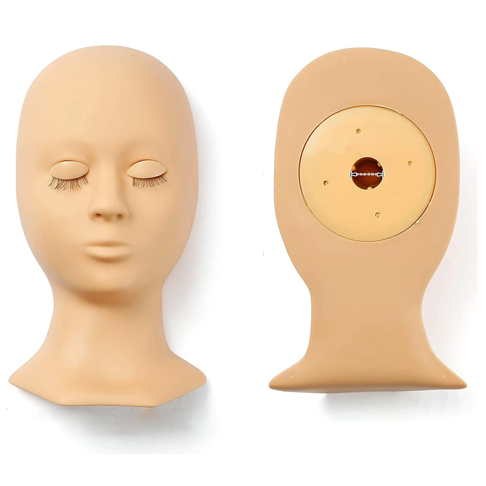 Removable Eyes Makeup Head Model Eyelash Extensions Kits Mannequin Head Practice Head makeup eye mannequin
