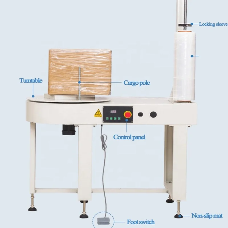 Полуавтоматическая упаковочная машина для стрейч-пленки DBC800