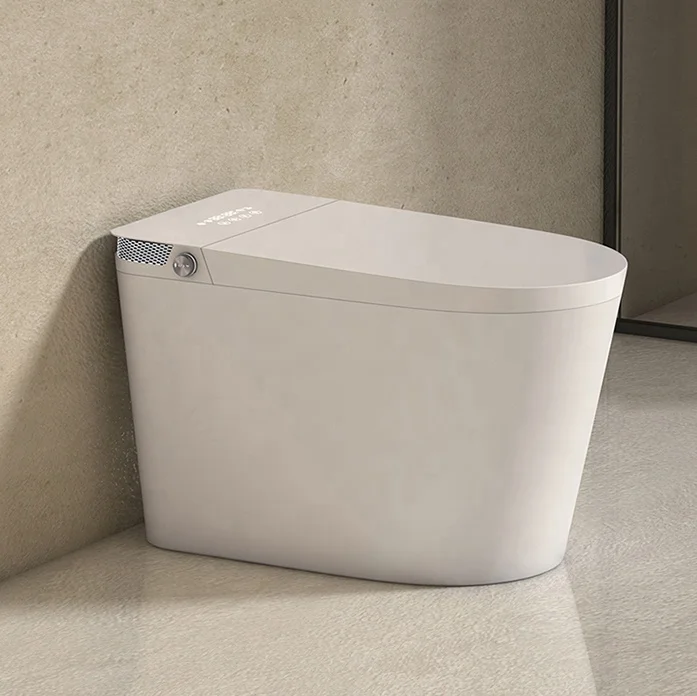 Fashion cheap sanitary ware white color bathroom intelligent automatic wc modern smart toilet