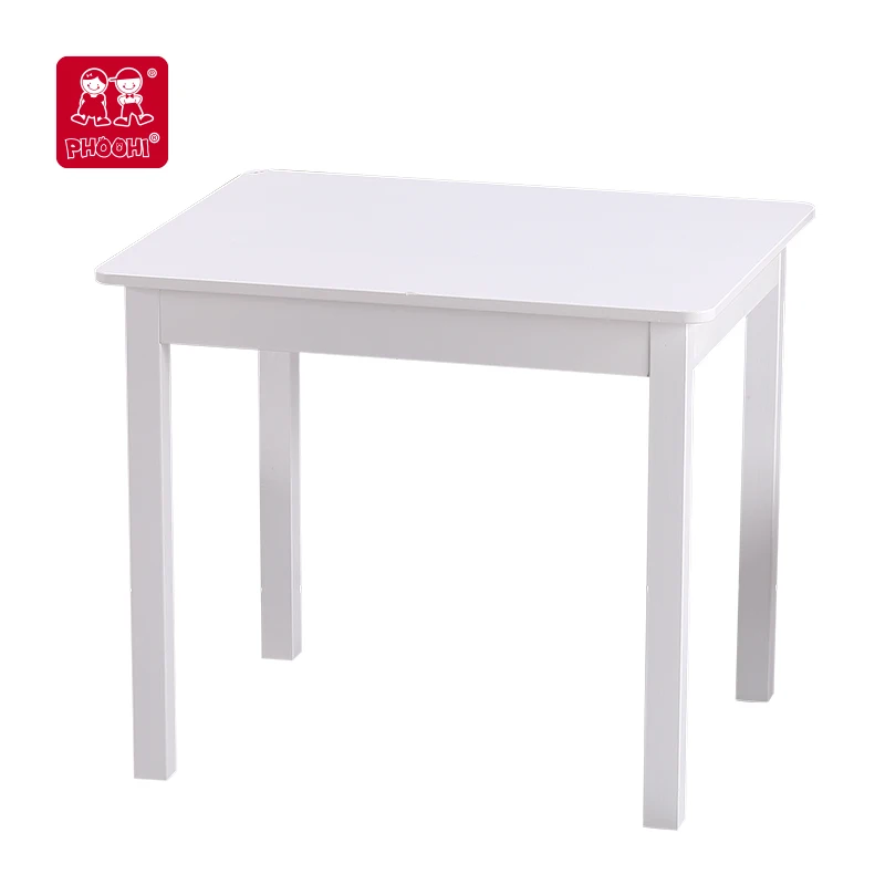Новое поступление, детский школьный Домашний детский сад, белый деревянный детский стол со стульями