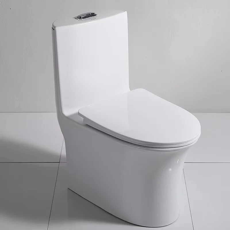 sanitary ware pee back to wall washdown one piece toilet in modern toilet style