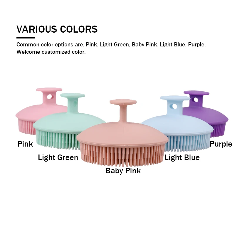 Eco-friendly Soft Baby Hair Bath Brush Skin Scrubber Exfoliating Bath Cloth Back Scrubber for Shower