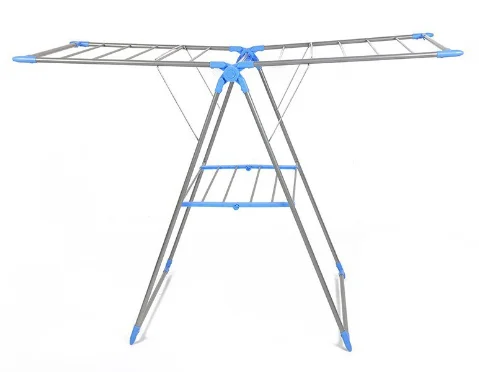 Wholesale Outdoor 17M Laundry Dryers Stainless Steel Extendable Clothes Dryer Folding Indoor Clothes Wire Drying Rack Stand
