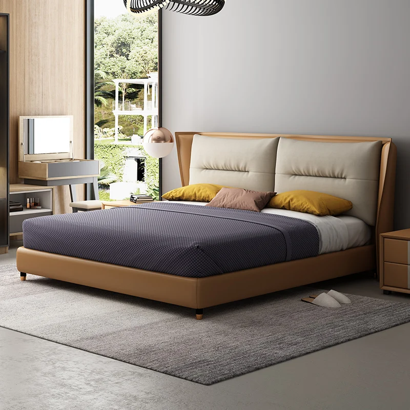 Manufacturers customized soft, comfortable, multi-functional environmentally friendly beds, cheap, stylish and solid double