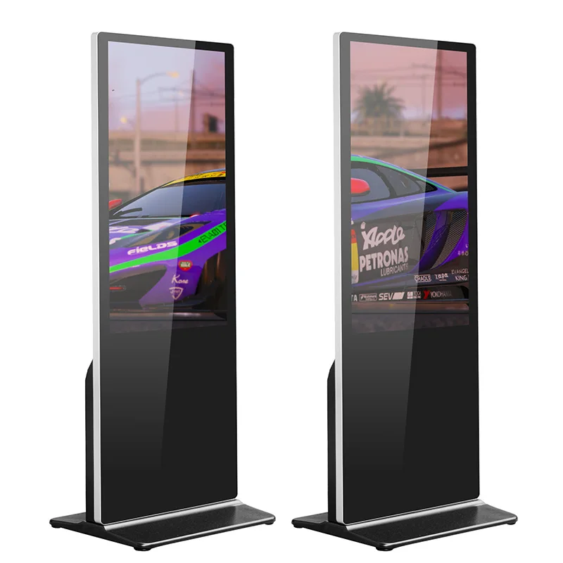 Напольная стойка, ЖК рекламный плеер wif 3G /4G, сенсорный киоск 4K totem