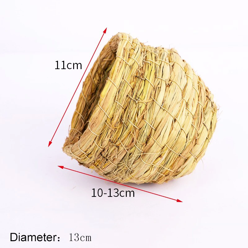 Manufacturer of grass woven bird t pigeon  thrush nest warm hanging nest budgie  breeding nest supplies
