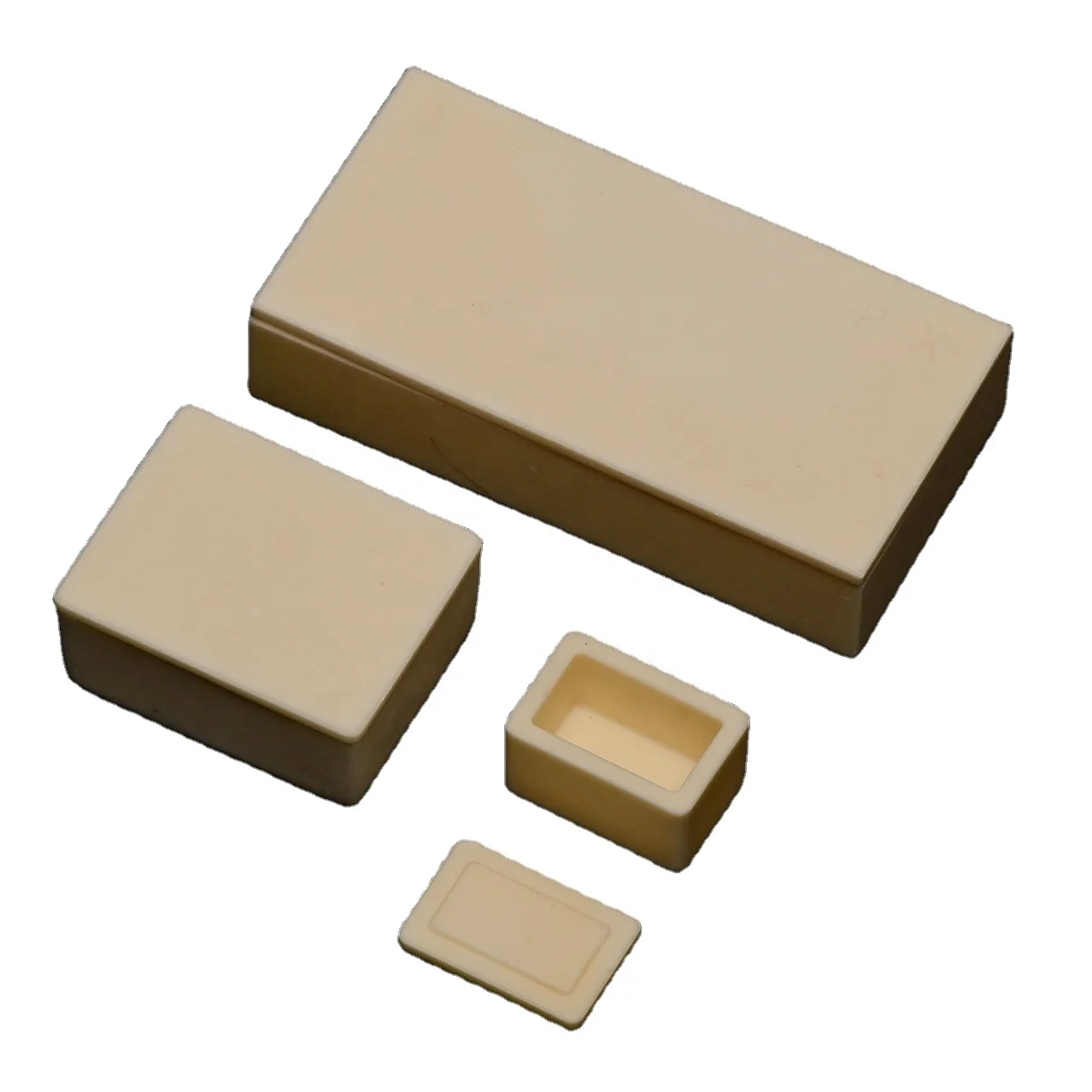 99Alumina 60*30*20mm Square Corundum Crucible for High Temperature Labs
