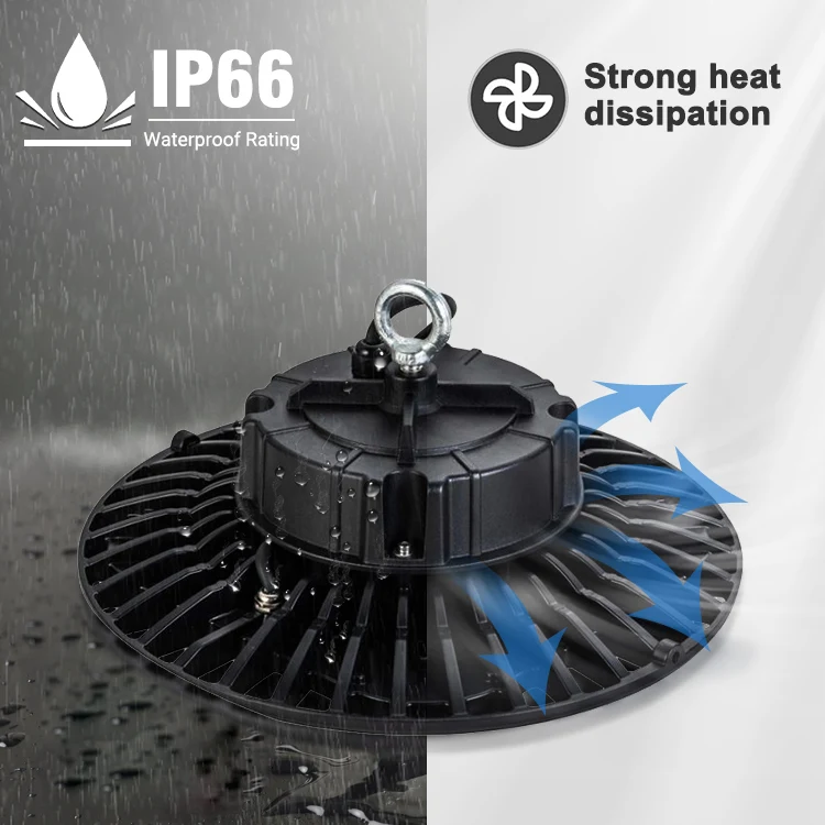 Indoor Shopping Mall Lighting Smd Waterproof Ip66 Outdoor 100w 150w 200w Ufo Led High Bay Lamp