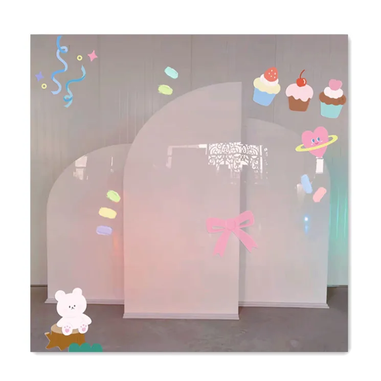 Custom Letters Arch Designs Acrylic Baby Shower acrylic backdrop Supply For Stage Decoration