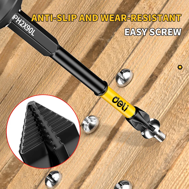 Magnetic Cross Bit Set Phillips Impact Batch Head Hardness Screwdriver Bit Screw Driver Hand Tools