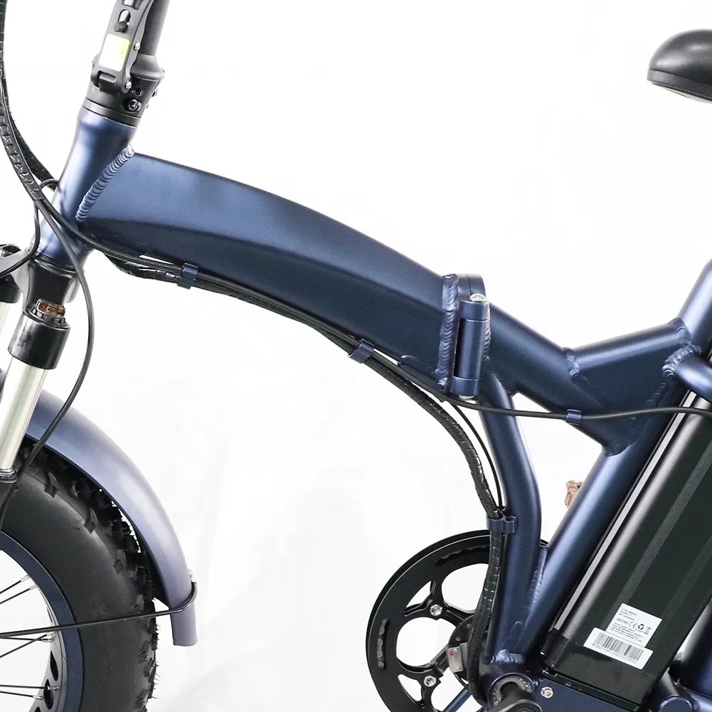  Высококачественный электрический велосипед RJ EBIKE 20 дюймов 1000 Вт складной с толстыми