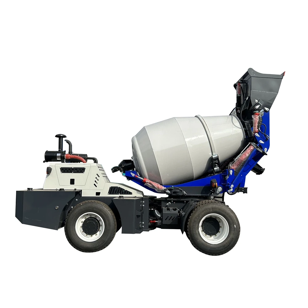 New Design Good Quality Concrete Mixer Truck With Self-Loading System For Efficient Transport Mixing Concrete Truck