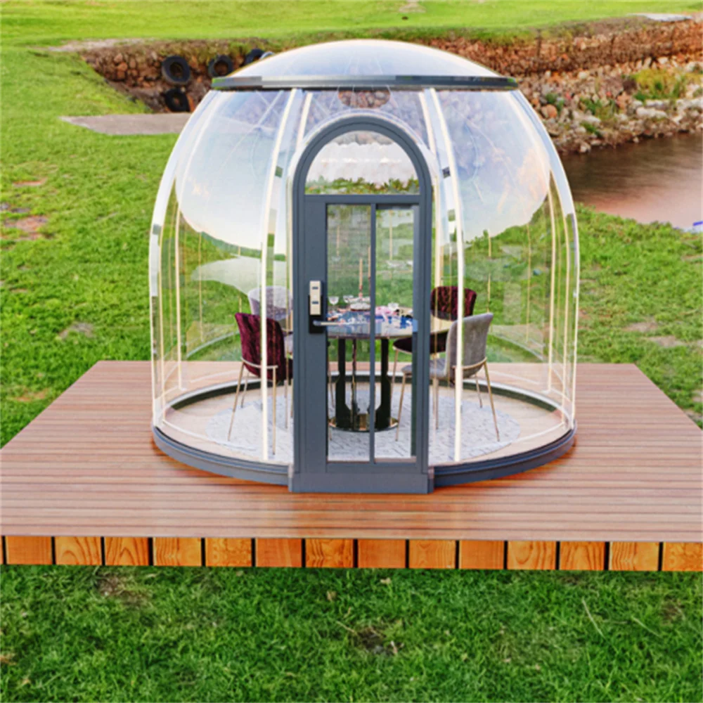 Starry  Cabin House PC Home Dome Design Bubble Tent For Dinning House Cafe Resorts Vilas Camping