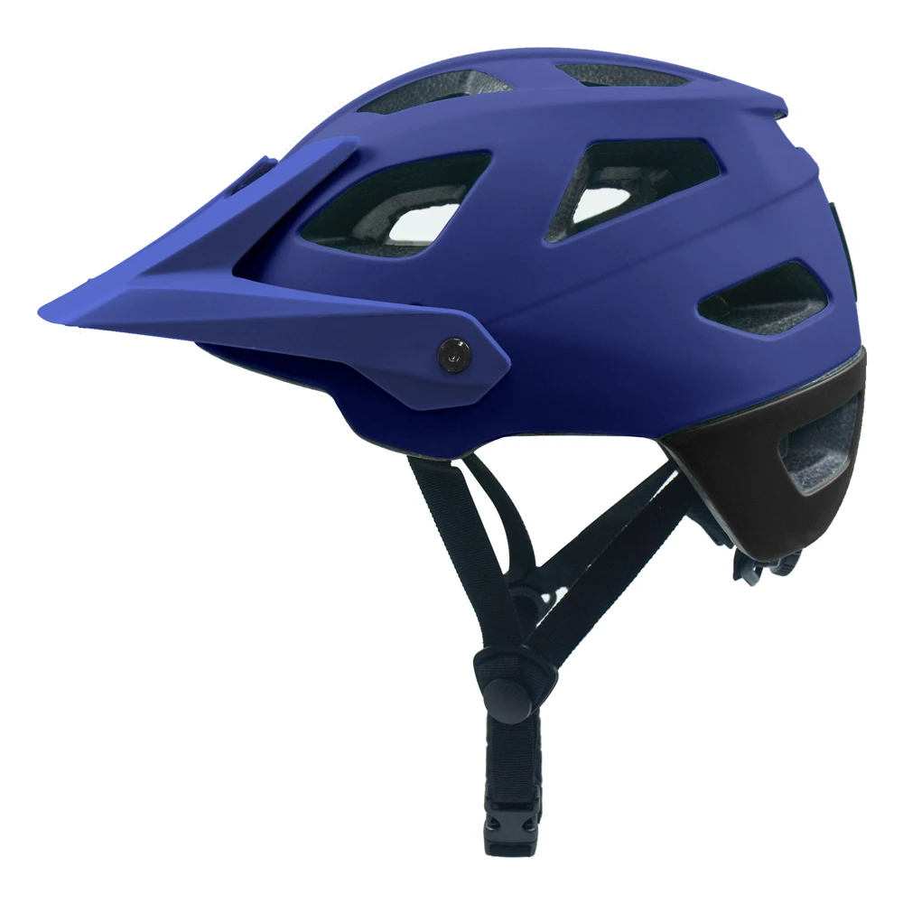 MTB Road Mountain Bicycle Helmet with led light and Detachable Visor Trail Road Bike helmet with rechargeable rear warning light