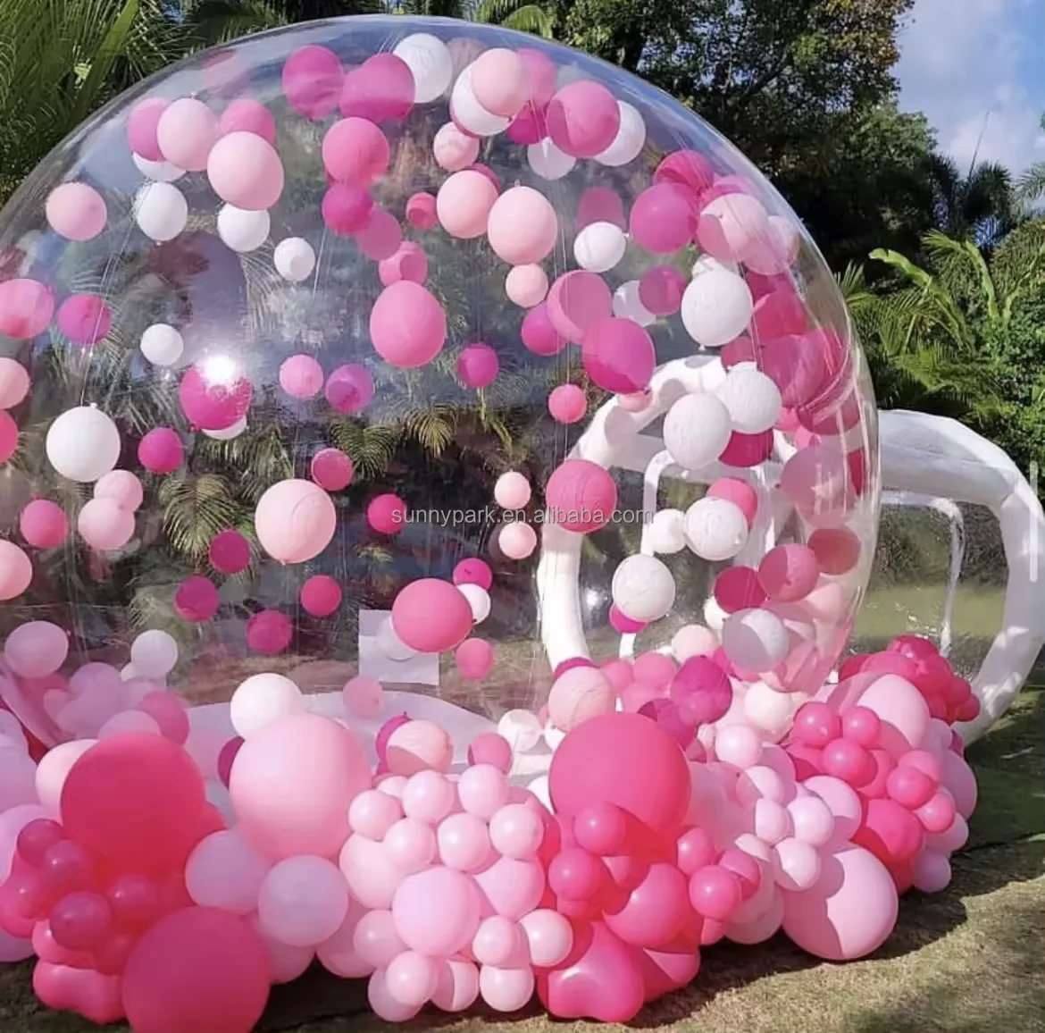 Popular inflatable dome outdoor bubble tent event transparent birthday party bubble bounce house inflatable bubble dome tent