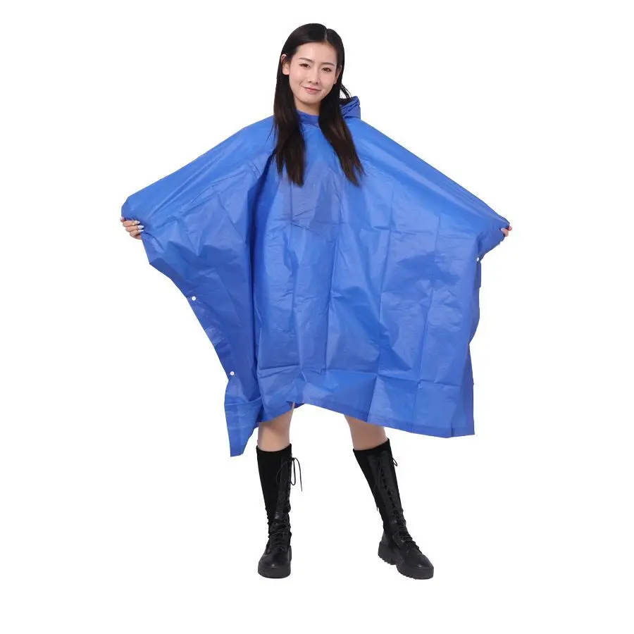 
High quality PEVA rain poncho for adults 