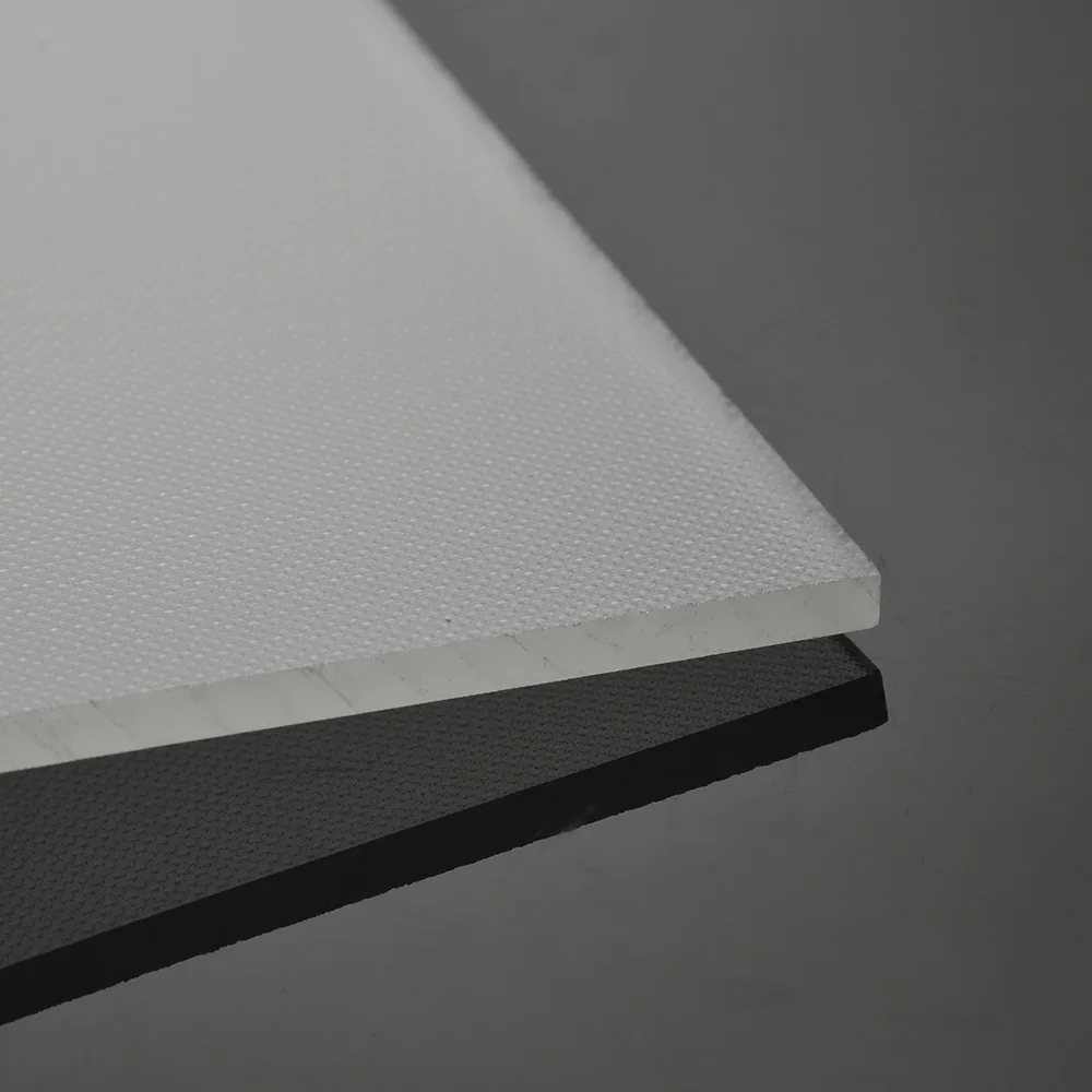 Factory Directly Sale clear Laser Dotting PMMA Acrylic Light Guide Panel