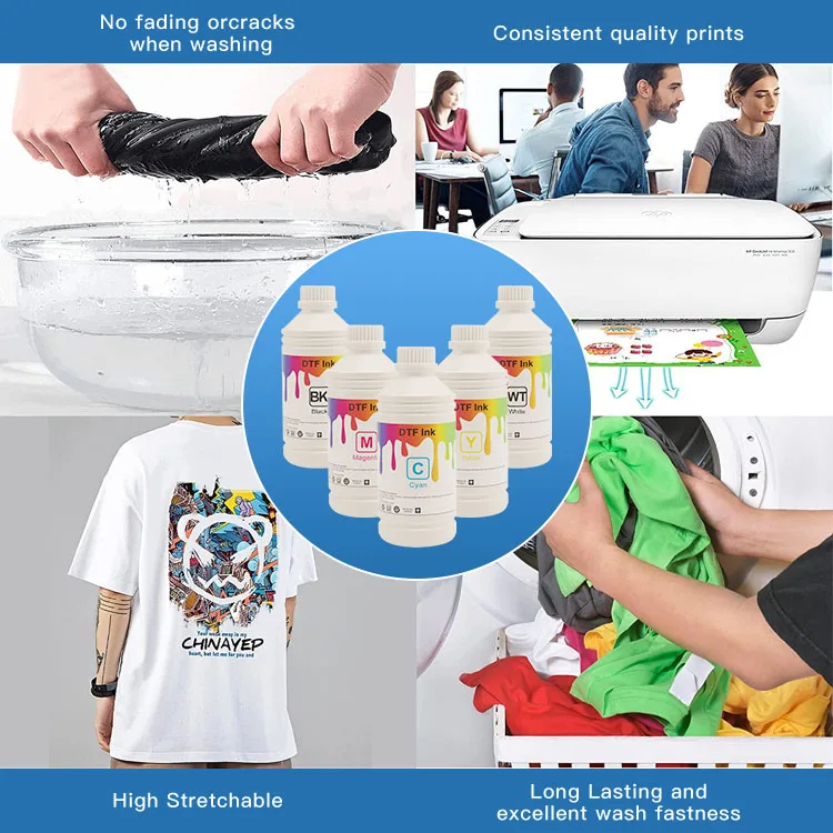 High Quality Wholesale 1 Kilogram Refill DTF White Pigment Ink For Audleydz S2070 S2600 S3200 S7000 S8000 ADL-F3 Printer