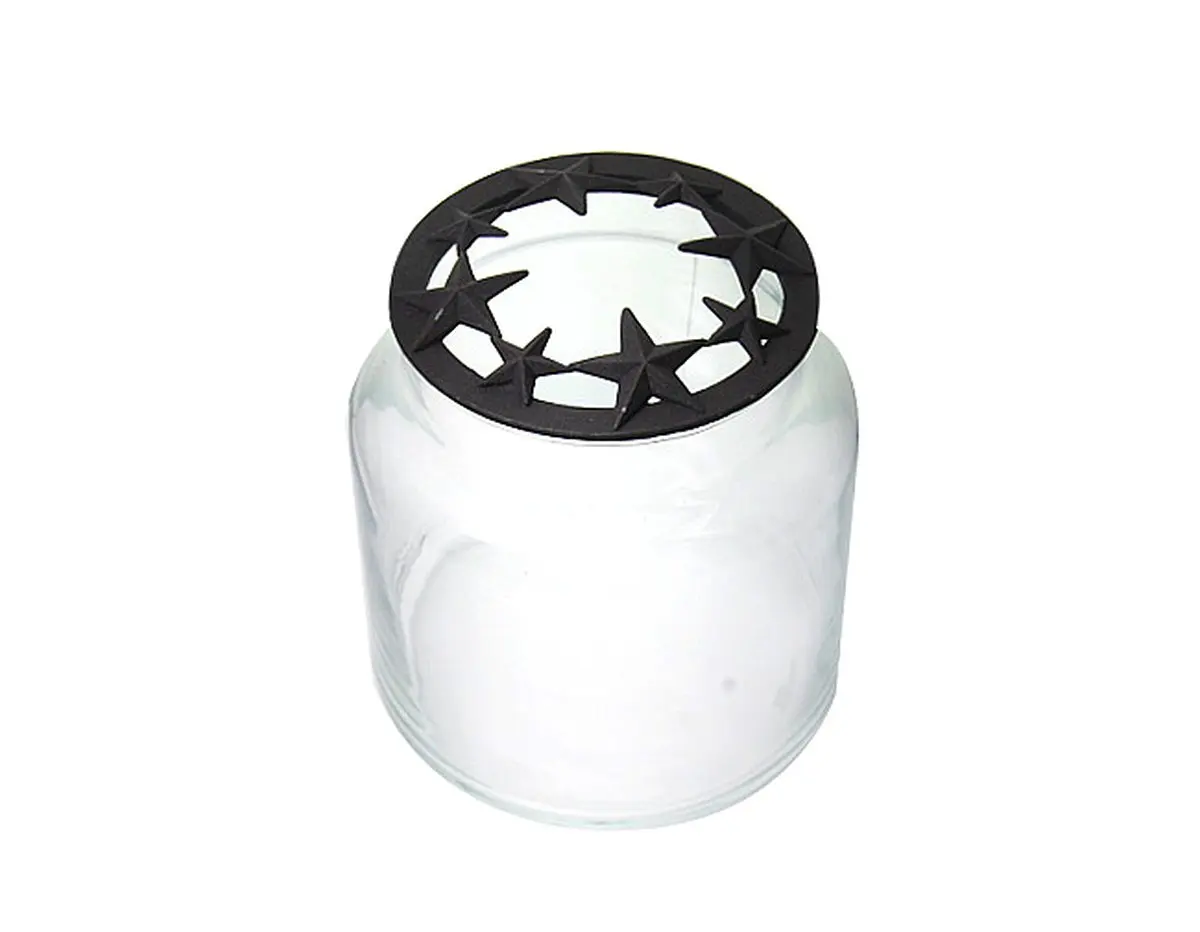 Wholesale luxury scented soy wax candles in glass jar with Jar candle topper illuma lid rose gold candle accessory tool set