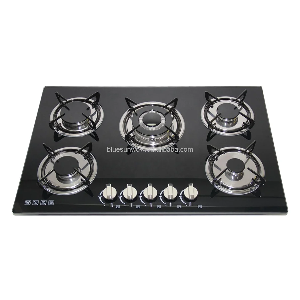 Fashion Attractive Design Reasonable Price 4 Burners Gas Stove Cooking Gas Cooktop Tempered Glass Gas Hob